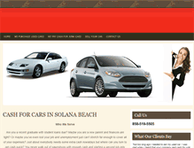 Tablet Screenshot of cashforcarsolanabeach.com